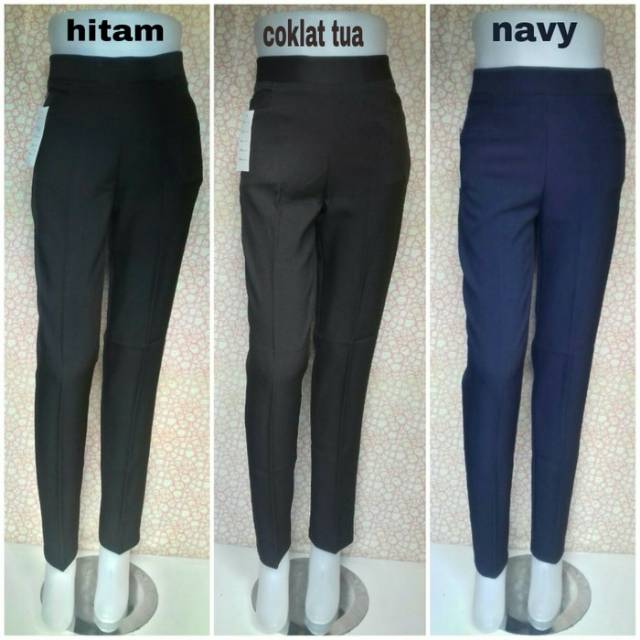 Celana kerja wanita (Bahan Gracela)