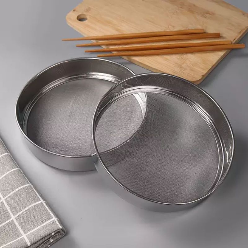 Saringan Tepung Pengayak Tepung HALUS  Stainless Steel Mesh Strainer