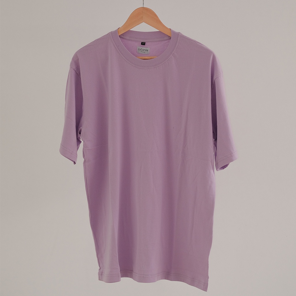Kaos Oversize 20s / Kaos Polos oversize Coloree - Premium 20s Lilac