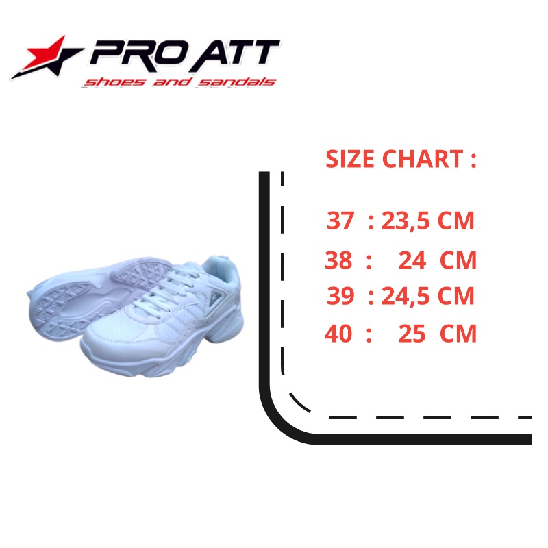 PROMO Sepatu Wanita PRO ATT 37-40 / Sepatu Wedges Wanita / Sepatu Sport / Sneakers Wanita