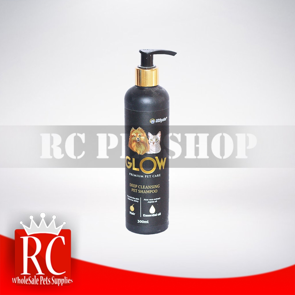 Shampoo hewan Kucing Anjing Glow 300 ml Pet Shampo SILKY bulu kutu