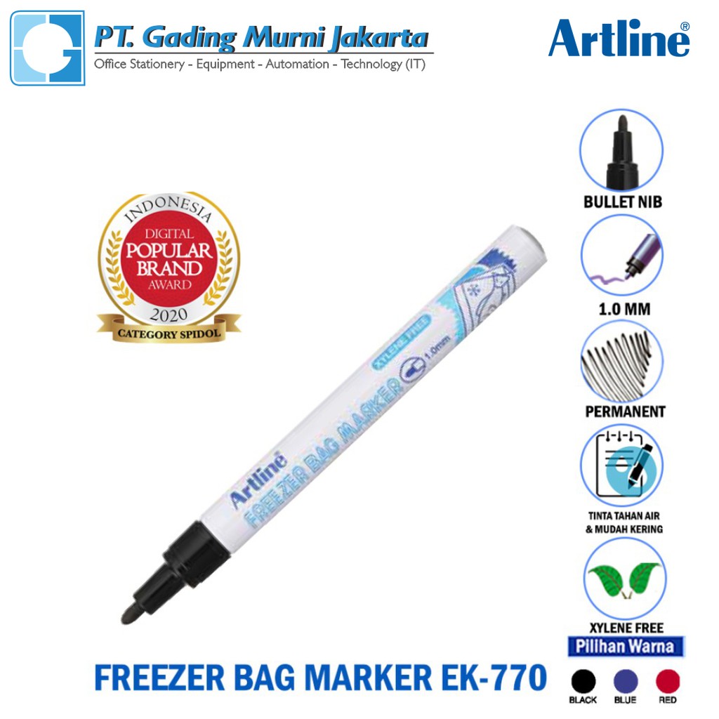 

SPIDOL MARKER FREEZER BAG ARTLINE EK-770