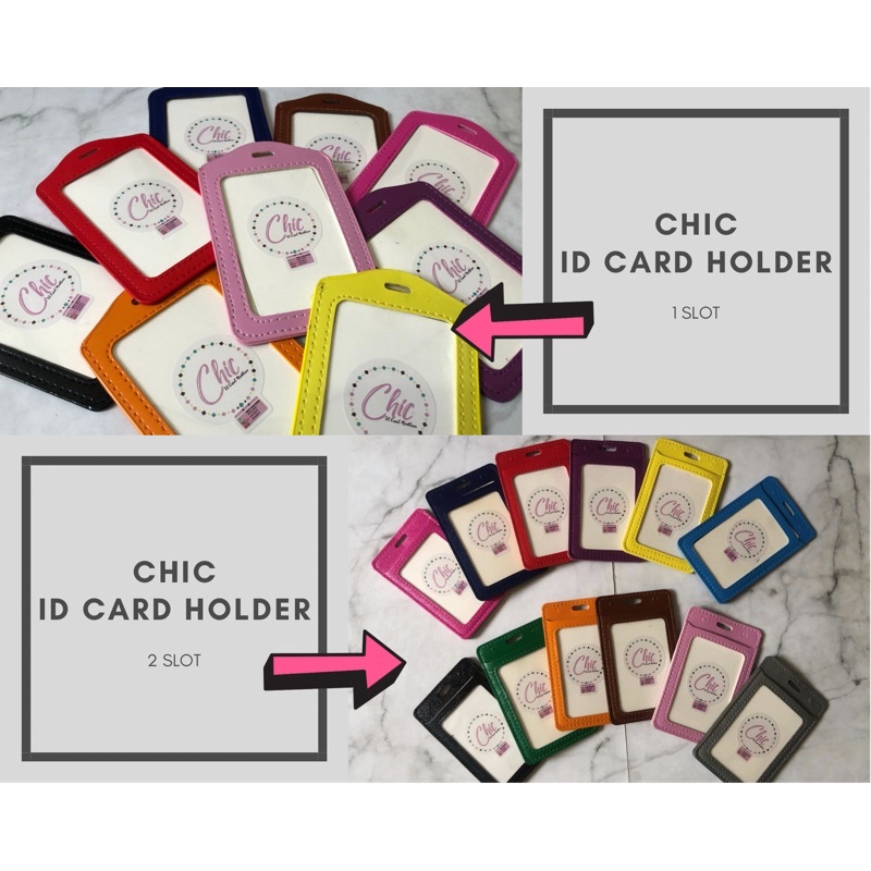 

Chic Id Card Holder Name Tag Tempat Kartu Lanyard Nametag