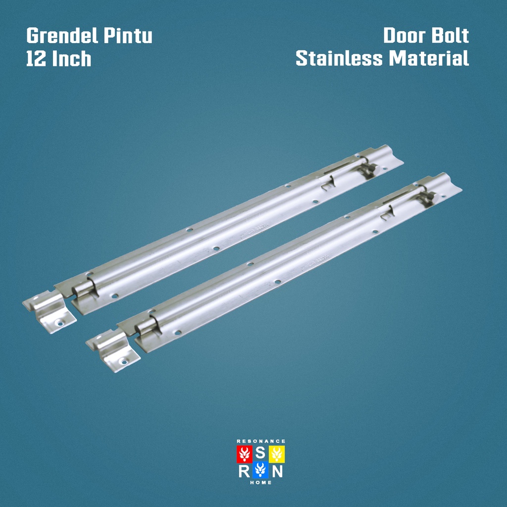 Grendel Slot Pintu Jendela 12 Inch / 30 cm / Kunci Slot Resonance Home