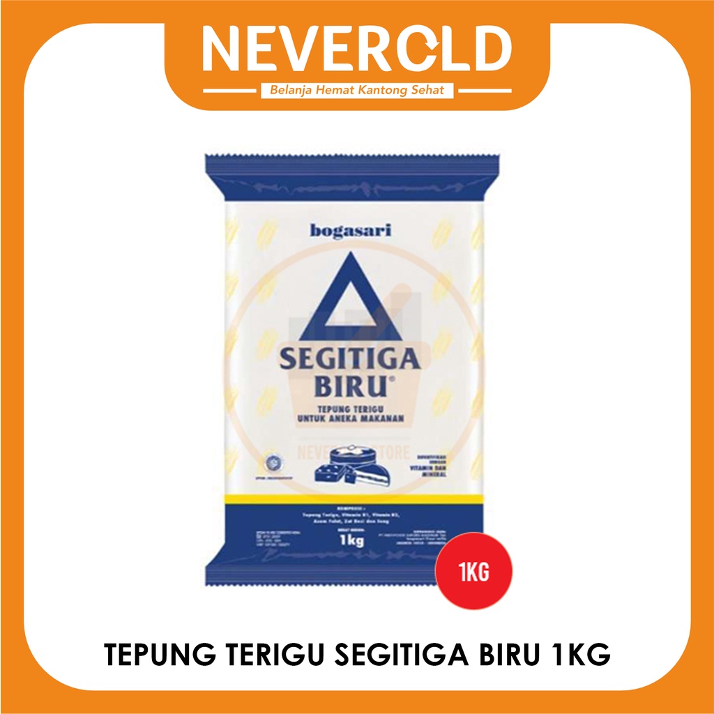 Tepung Segitiga Biru 1 KG