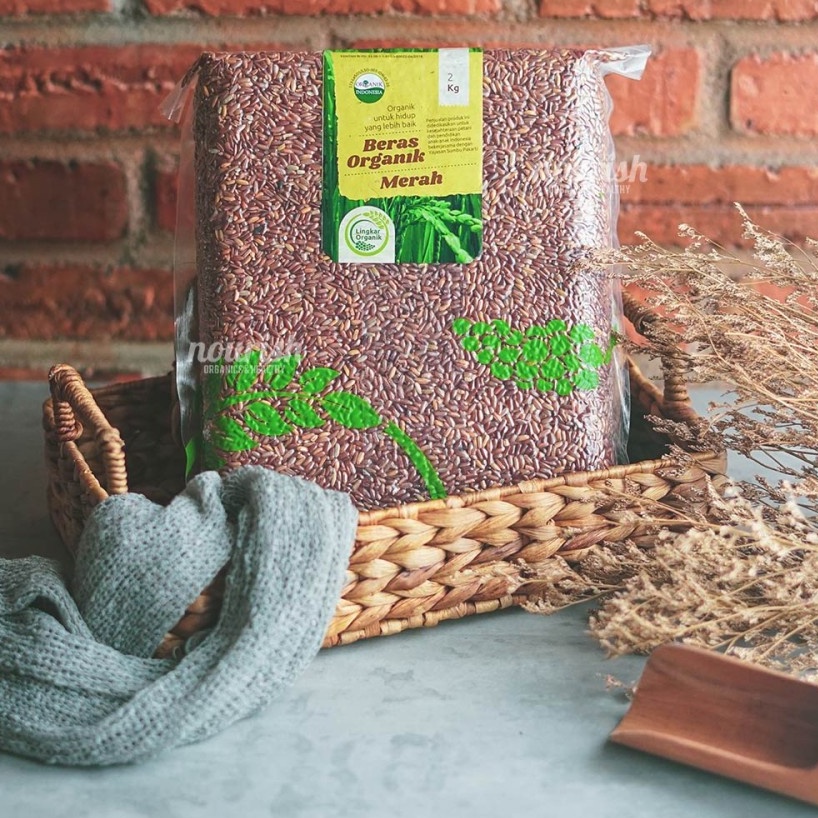 Lingkar Organik, Beras Merah Organik (Organic Red Rice) 2 kg