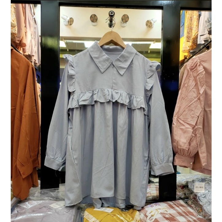 TUNIK MASCOT RAYON TWILL / ATASAN MASCOT / BLOUSE KATUN / ATASAN KATUN