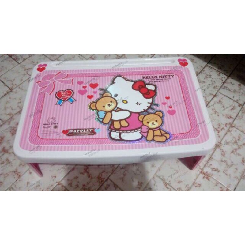LAP DESK NAPOLLY / MEJA LIPAT ANAK/ MEJA BELAJAR/ MEJA PLASTIK/ MEJA KARAKTER