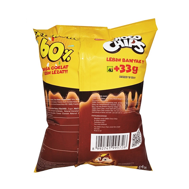 

Nafariz724 Simba - Snack Sereal Cokelat - Kemasan Bantal