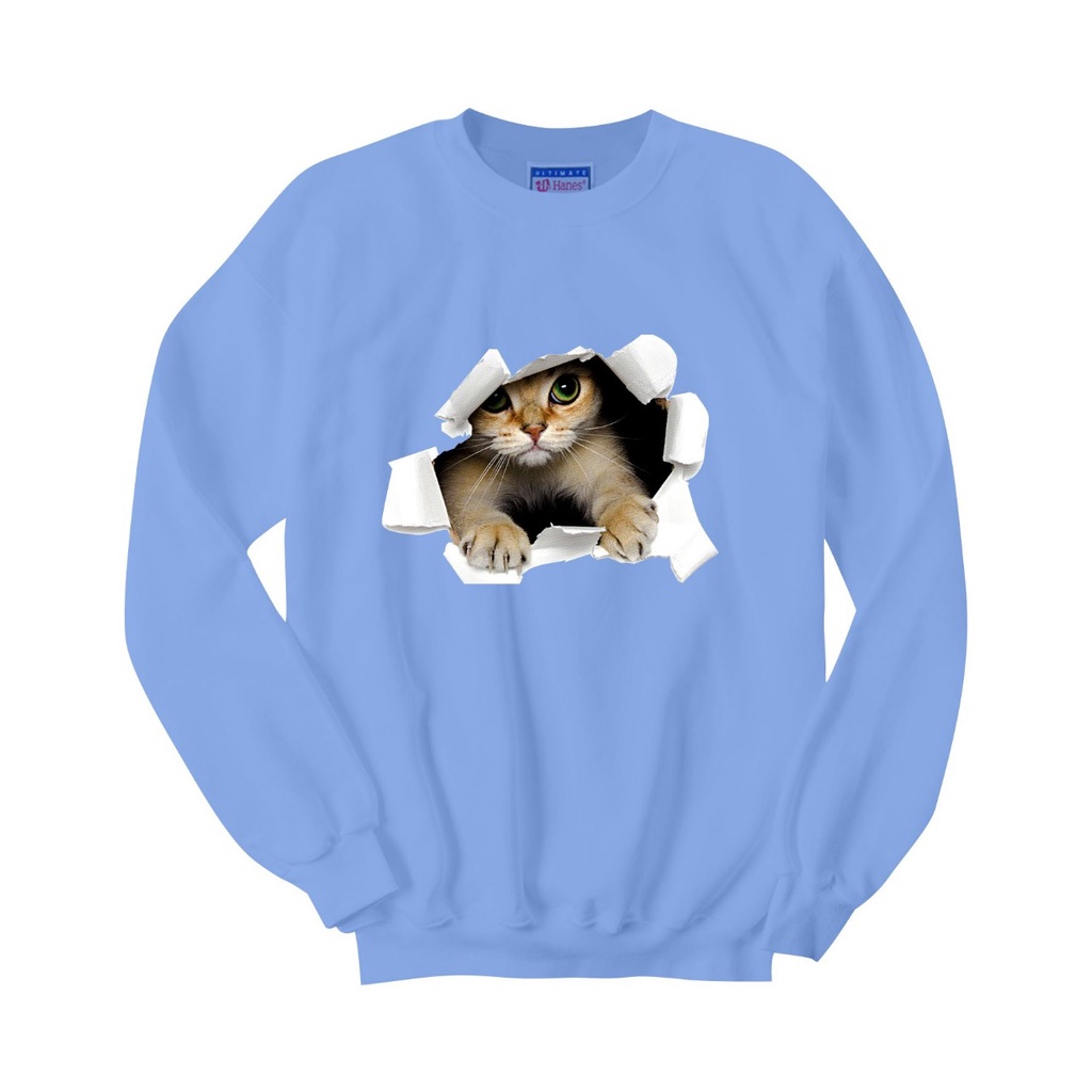 SWEATER CREWNECK CAT DOROTHY PRIA/WANITA FLEECE