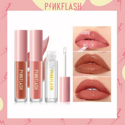 Pinkflash Ohmygloss Lip Gloss Pelembab Berkilau Untuk Perawatan Bibir ...