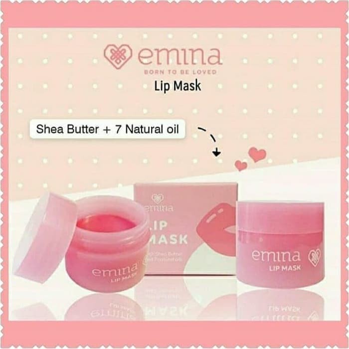 EMINA Lip Mask 9gr / EMINA MASKER BIBIR BPOM