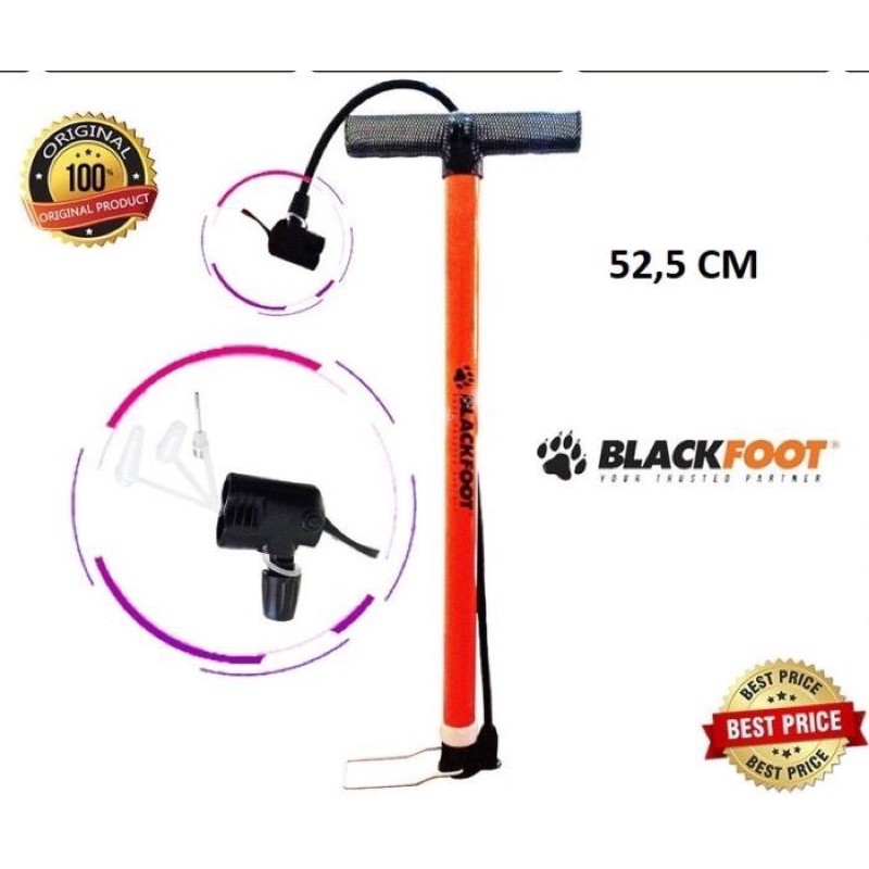 Pompa Angin Sepeda Blackfoot 52.5 cm Hand Pump Bicycle