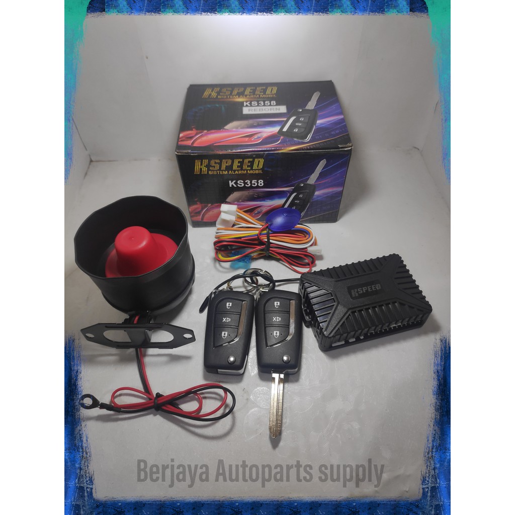 ALARM MOBIL UNIVERSAL MODEL KUNCI LIPAT - FLIPKEY - FLIP KEY INNOVA