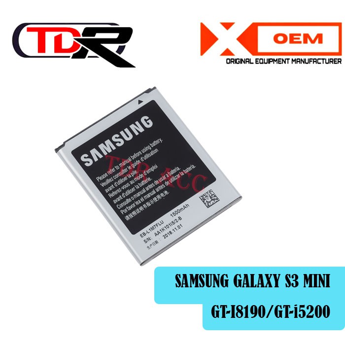 BATRE - BATRAI - BATERAI SAMSUNG GALAXY S3 MINI GT-I8190 I8160 I8190N - EB425161LU