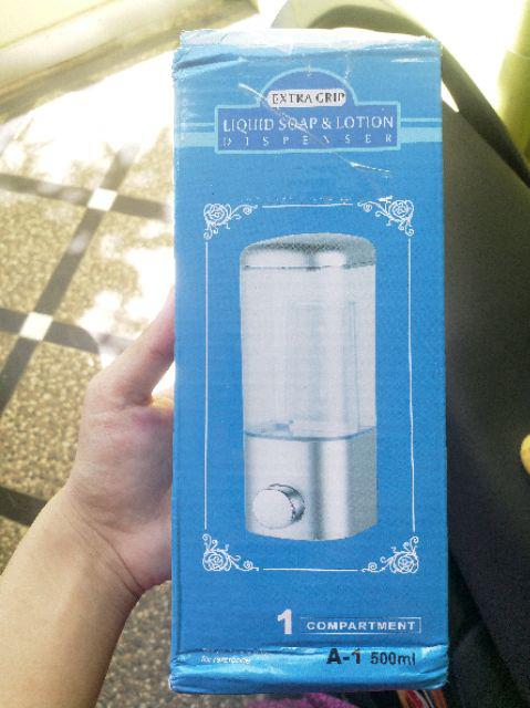 Dispenser Sabun Single & Dispenser Sabun Double - Manual Hand Soap Shampoo Liquid - Wadah Sabun Cair