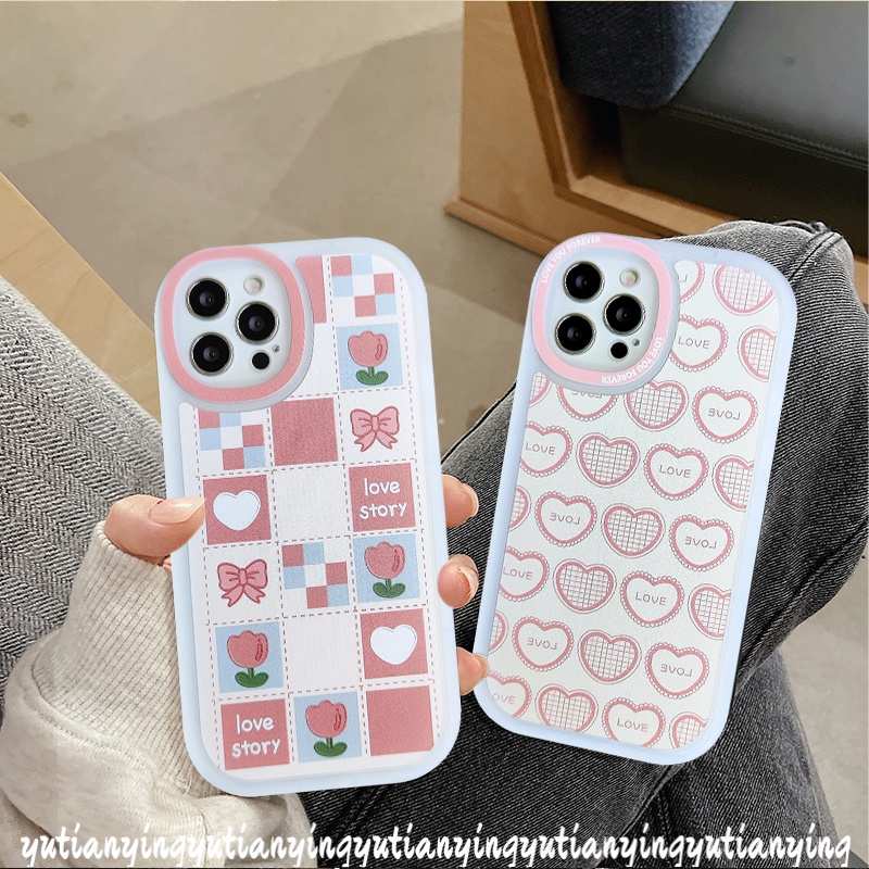 Soft Case Motif Hati Bunga Pink Untuk Oppo A5s A57 2022 A7 A12 A3s A15 A15S A5 2020 A9 2020 A32 A33 2020 A53 2020 A12E A11k A35 A11k
