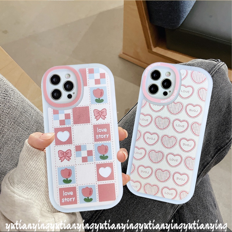 Soft Case Motif Hati Bunga Pink Untuk Oppo A5s A57 2022 A7 A12 A3s A15 A15S A5 2020 A9 2020 A32 A33 2020 A53 2020 A12E A11k A35 A11k