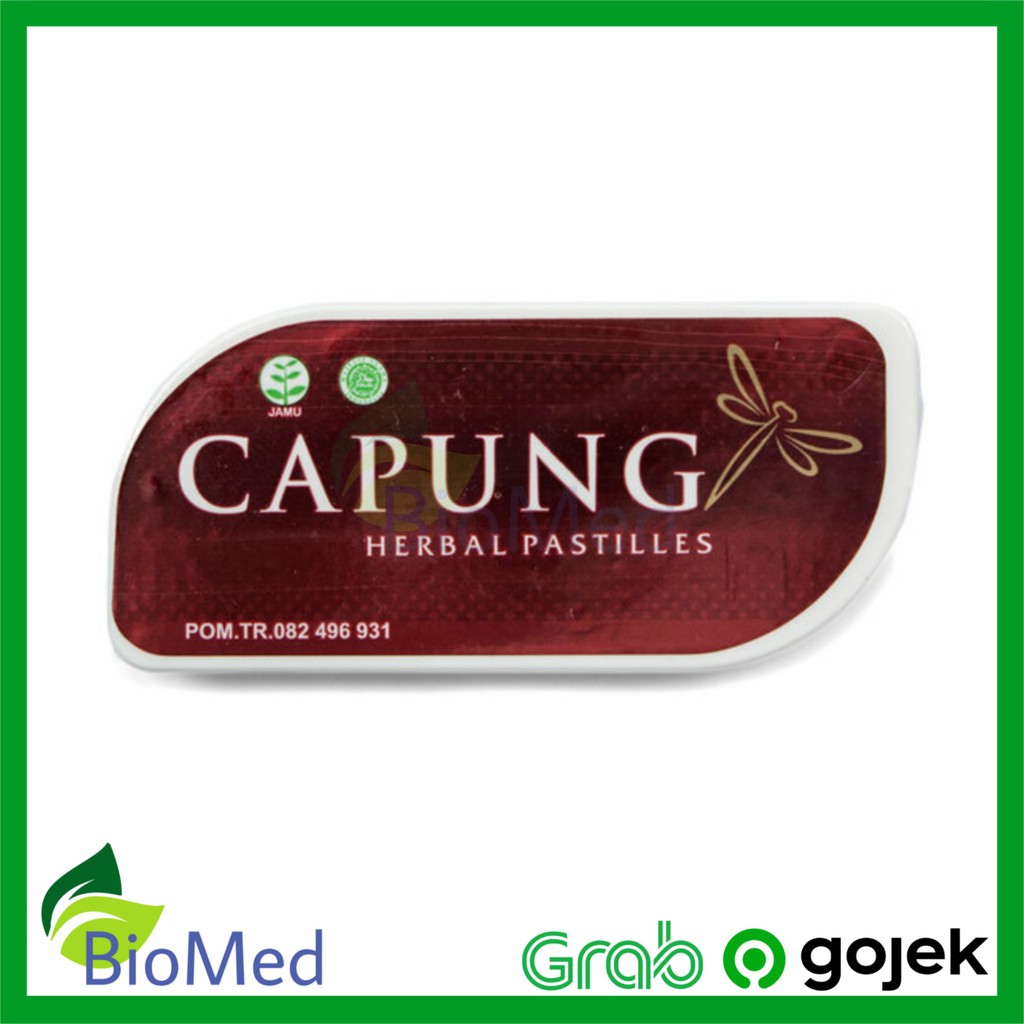 CAPUNG HERBAL PASTILES - Permen Pelega Sakit Tenggorokan Batuk