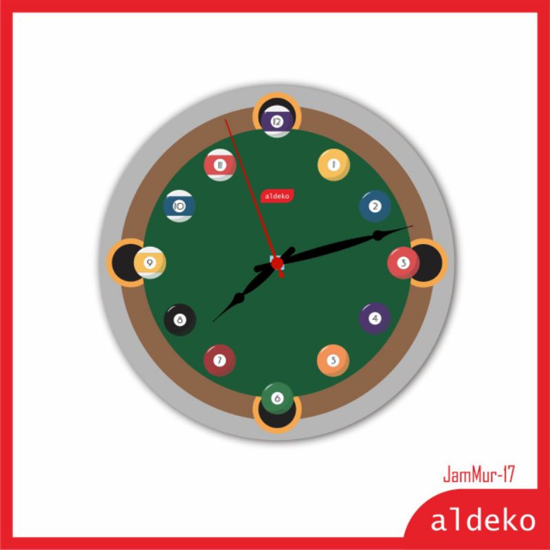 jam dinding - shabby chic/wall clock dengan desain unik Jam Termurah Se Indonesia - JamMur-JamMur-17