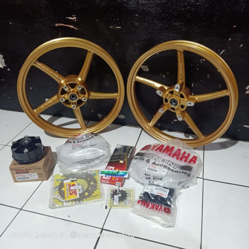 Velg rcb racing boy mx King ukuran 1.60 dan 1.85 original pnp ninja R  RR dan SS vixion New R15 mt15