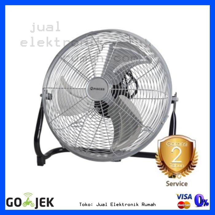 Metal Floor Fan Kipas Angin Lantai Pisces MF161 Kualitas Terbaik