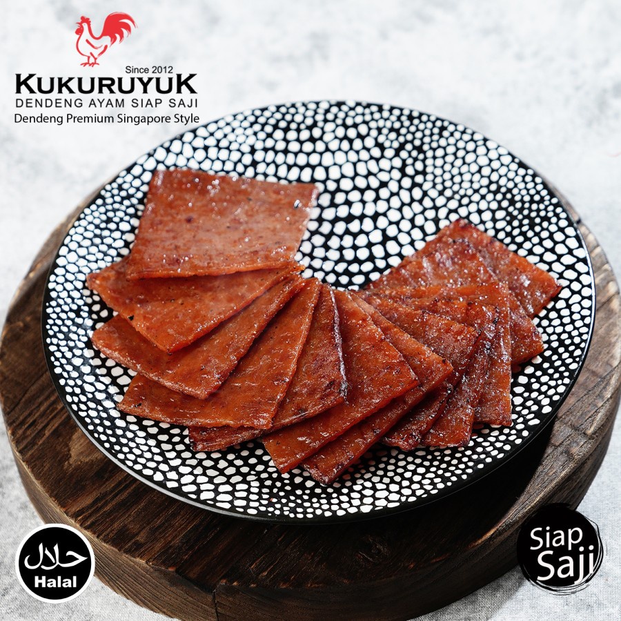 

[PREMIUM] Rasa Spicy / Pedas - 100 Gram - Dendeng Ayam Kukuruyuk