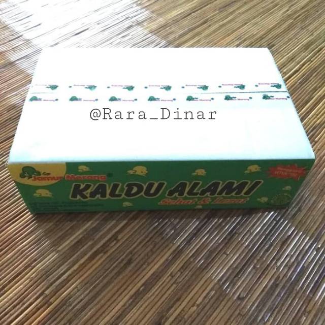 

Kaldu alami jamur merang rasa ayam 1 dus