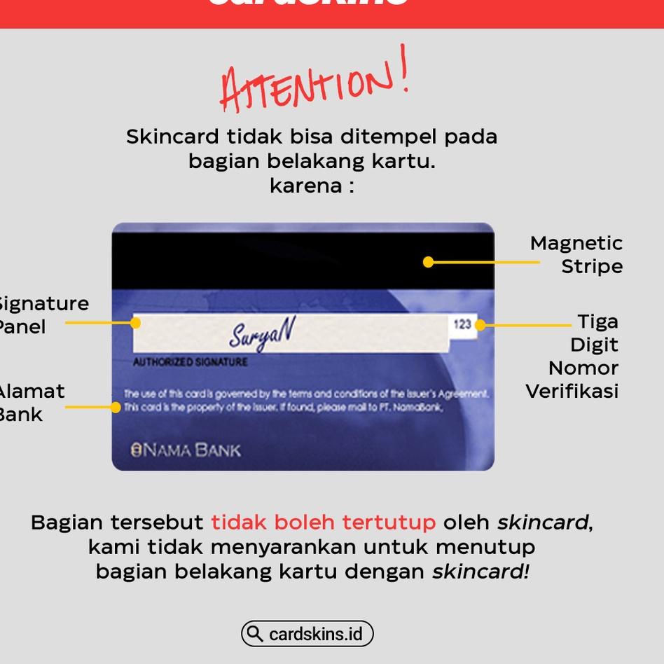 

Big Promote BLACK CLOVER SPECIAL HOLOGRAM | GARSKIN / STICKER KARTU ATM / SKIN KARTU ATM / DEBIT / CREDIT / EMONEY / FLAZZ | CARDSKINS