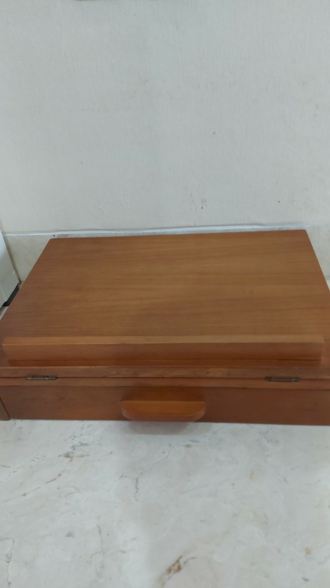 Easel Meja Laci / Drawer + Wooden Board