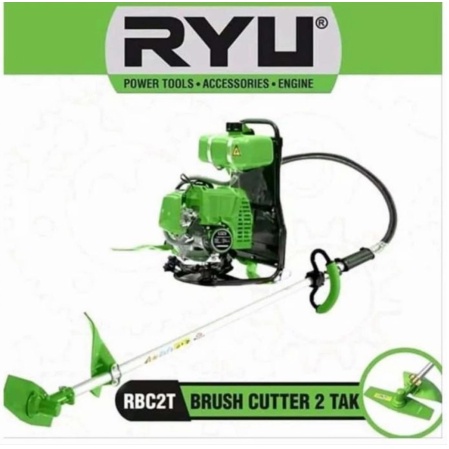 RYU Brush Cutter / Mesin Pemotong / Potong Rumput Gendong 2 Tak RBC 2T - Original Mesin