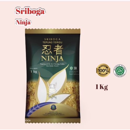 

Tepung Terigu Ninja Sriboga Tinggi Protein 1 Kg