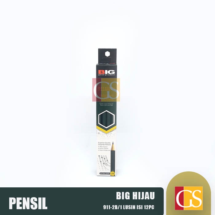 

PENSIL BIG 2B HIJAU 911 LUSIN