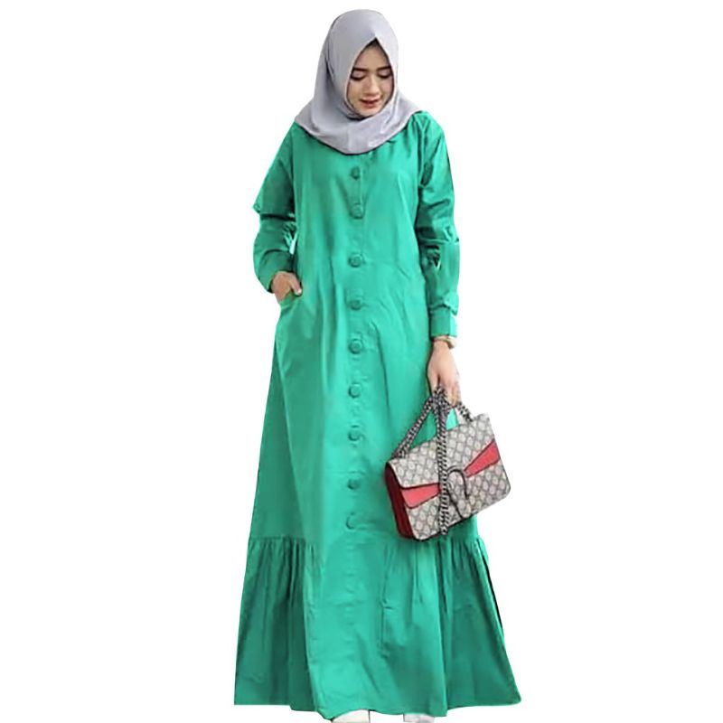 Gamis Wolfis Aeesha Dress Wolpeach