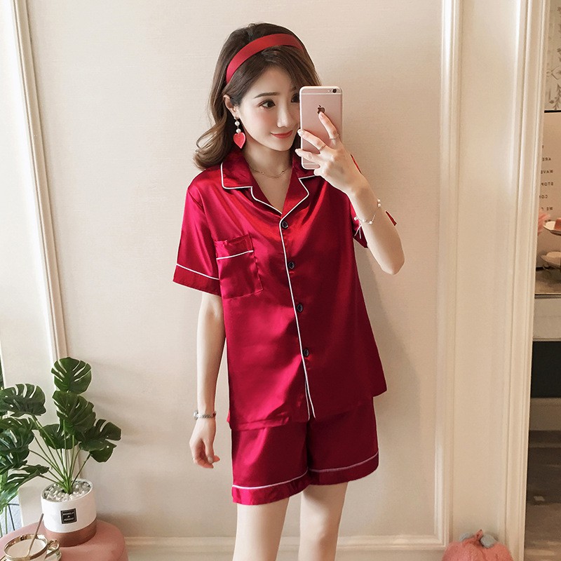 Baju tidur piyama wanita bahan import murah seserahan sleepwear BTB005 import