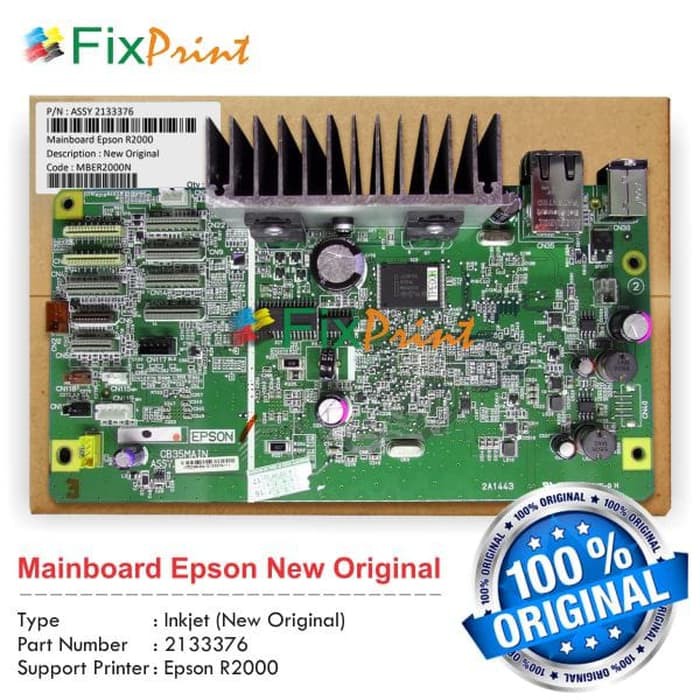 Board Printer Epson R2000, Mainboard Epson R2000, Motherboard R2000