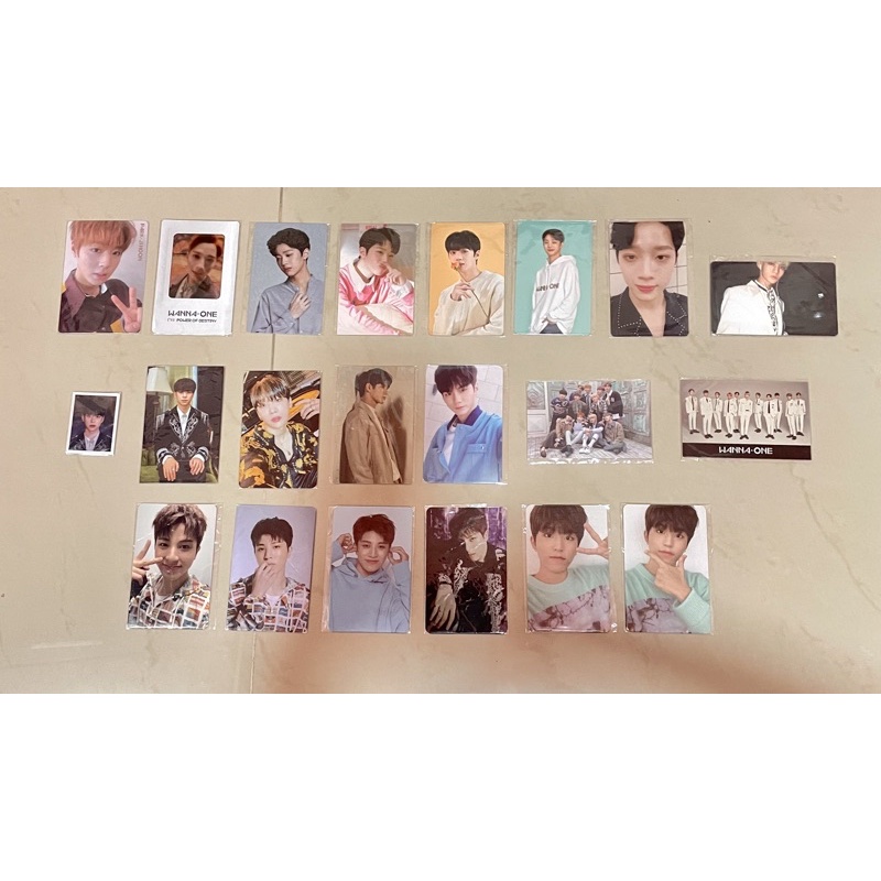 PHOTOCARD OFFICIAL ONG GUANLIN JIHOON JINYOUNG WANNA ONE | AB6IX DONGHYUN WOONG | TREASURE JUNGHWAN
