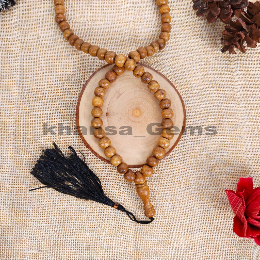 TASBIH KAYU GAHARU WANGI ASLI KALIMANTAN ISI 99 BUTIR