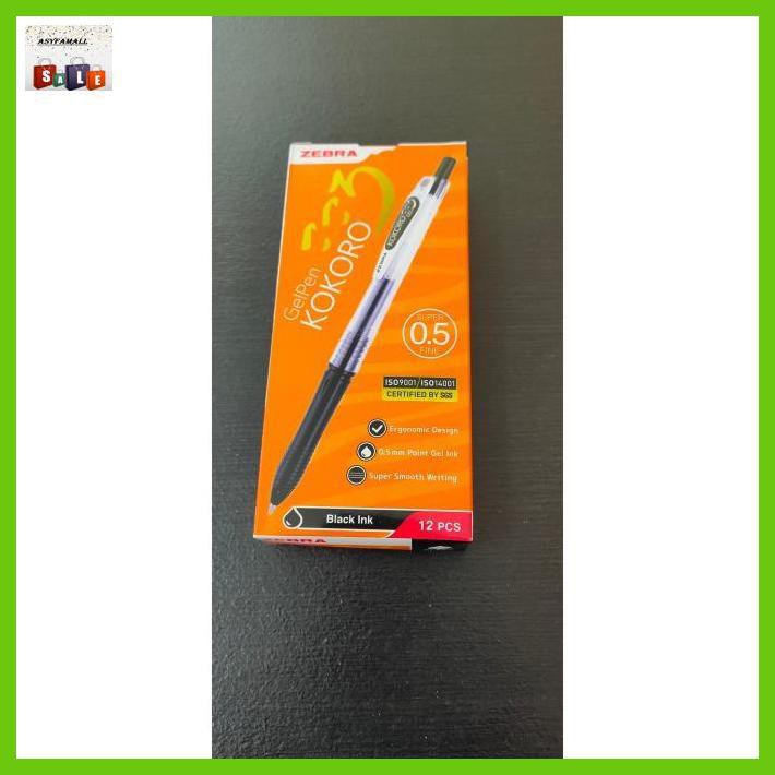 

Silutala- Pen / Ballpaint Zebra Kokoro Semi Jell Hitam Ecer/Grosir - Biru, 05 -Ori.