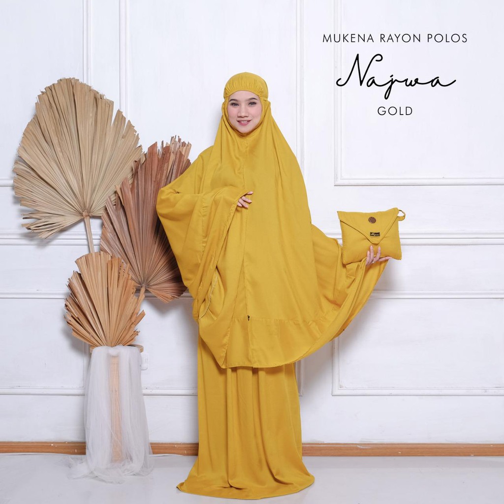 PUSAT MUKENA TASIK - MUKENA DEWASA POLOS RAYON NAJWA