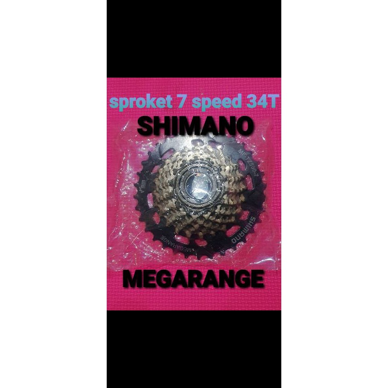 sproket megarange 7 speed ulirdrat