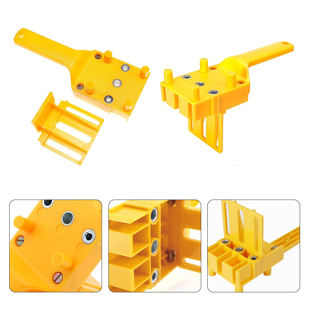 Dowelling JIG Adapter Bor Posisi Dowel Woodworking Joint