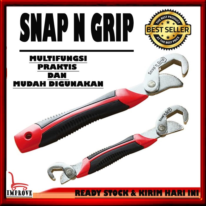 Original Snap N Grip Multifungsi Kunci Inggris Serbaguna Shopee Indonesia