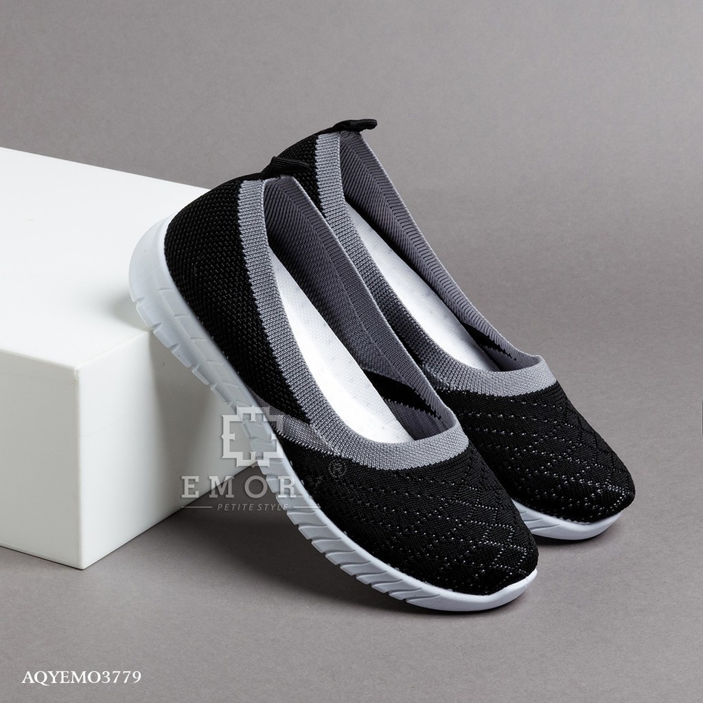 SEPATU WANITA EMORYSTYLE  Flexknit Sneakers  AQYEMO 3779 MARBELAYUK-1