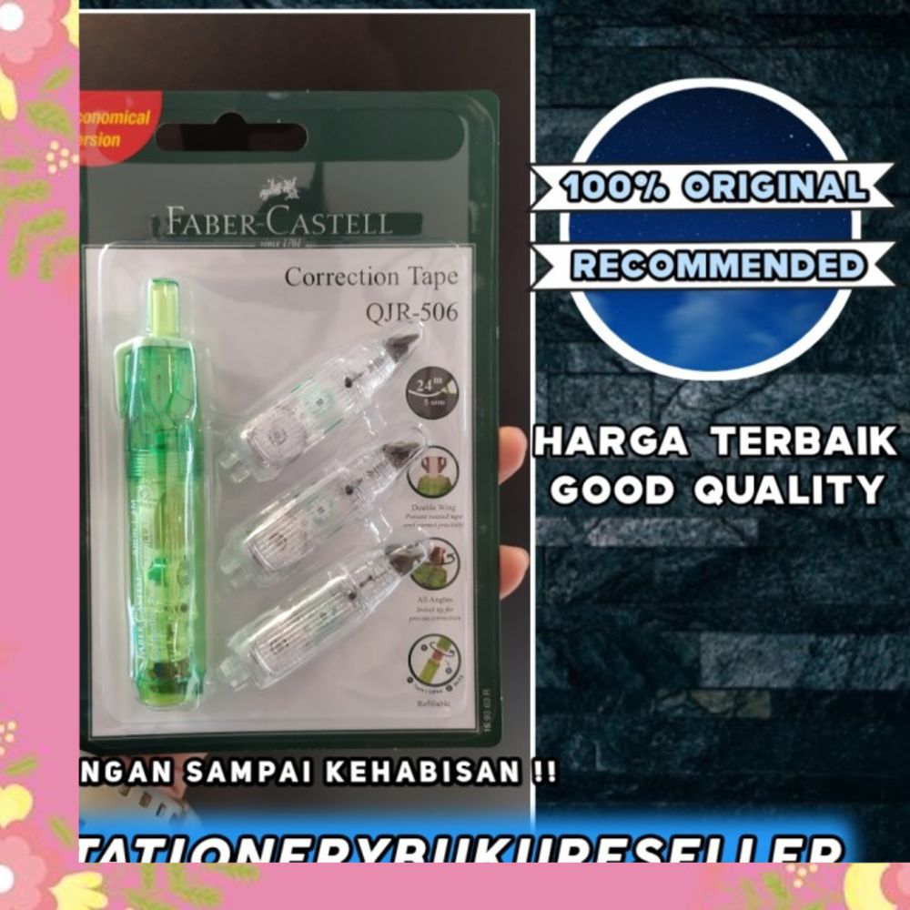 

Faber Castell corection tape QJR 506 + 3 refill