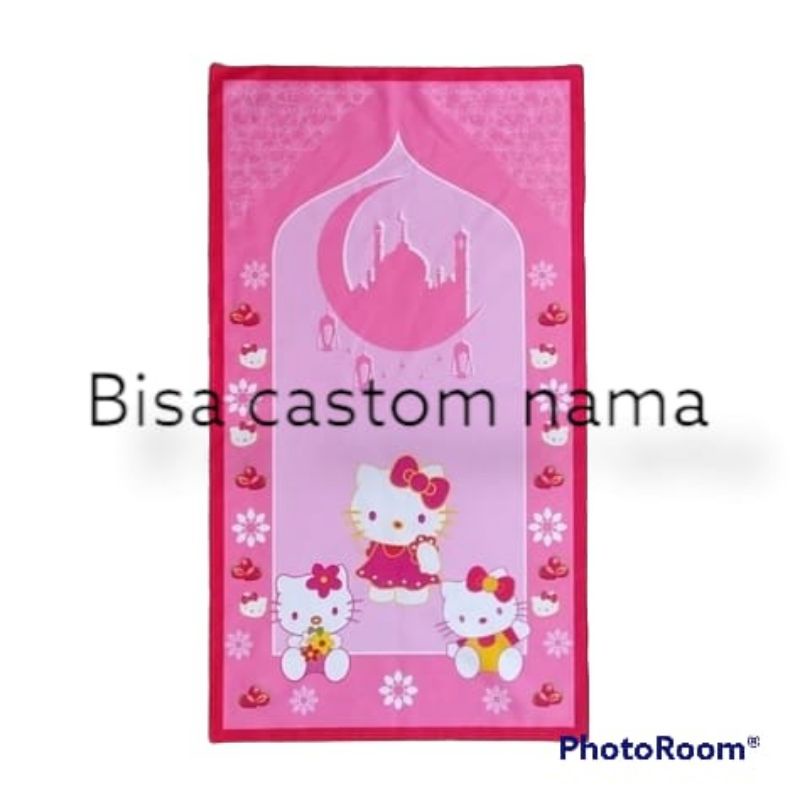 SAJADAH CASTOM NAMA GRATIS / SAJADAH BISA PAKAI NAMA ANAKNYA / SAJADAH FREE FRINT CASTOM  NAME / SAJADAH ANAK