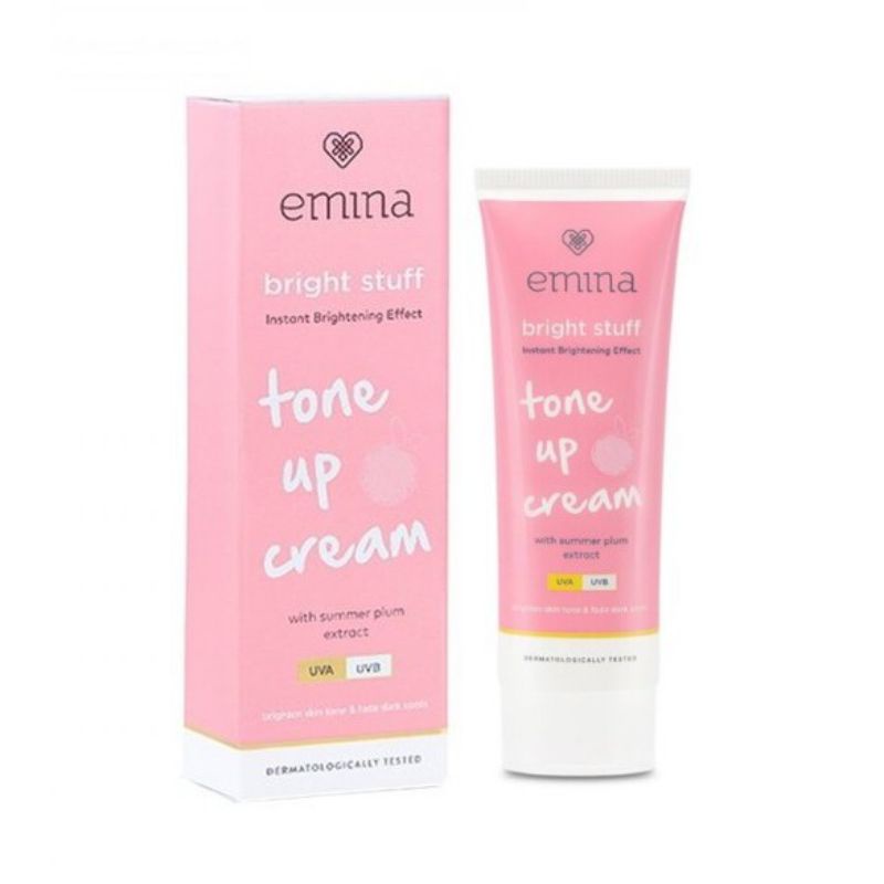 Emina Bright Stuff Tone Up Cream | Emina Cream Pelembab Wajah