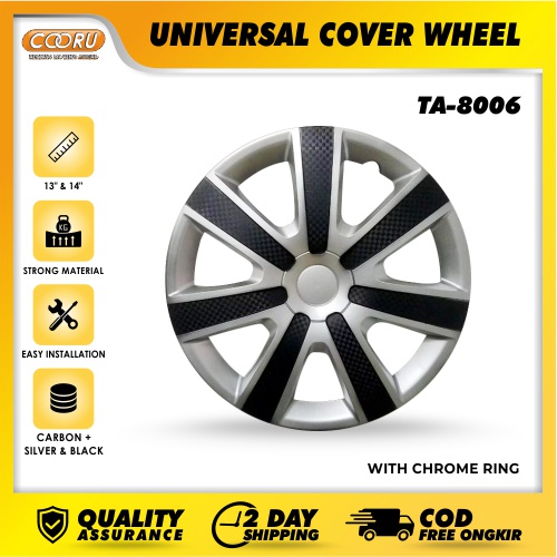 Wheel Cover Cover Velg Mobil Universal isi 4 pcs -8006 Ertiga /Avanza