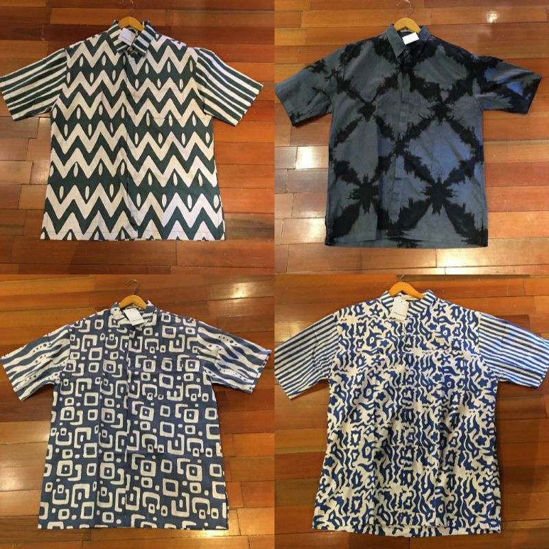 Kemeja Pria Batik Katun by Dian Pelangi TERBARU Baju Atasan Hem Cowok Kerja Kantor Casual Formal