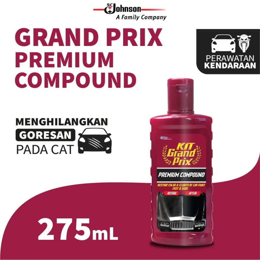 Kit Grand Prix Premium Compound Penghilang Baret / Noda Cat 275ml